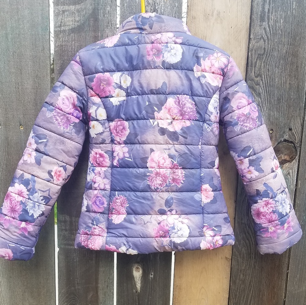 Size 6 Mirtillo Italian made puffer coat - Picture 5 of 8